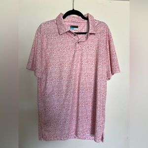 Golf polo. Salmon/pink color. PGA tour polo
